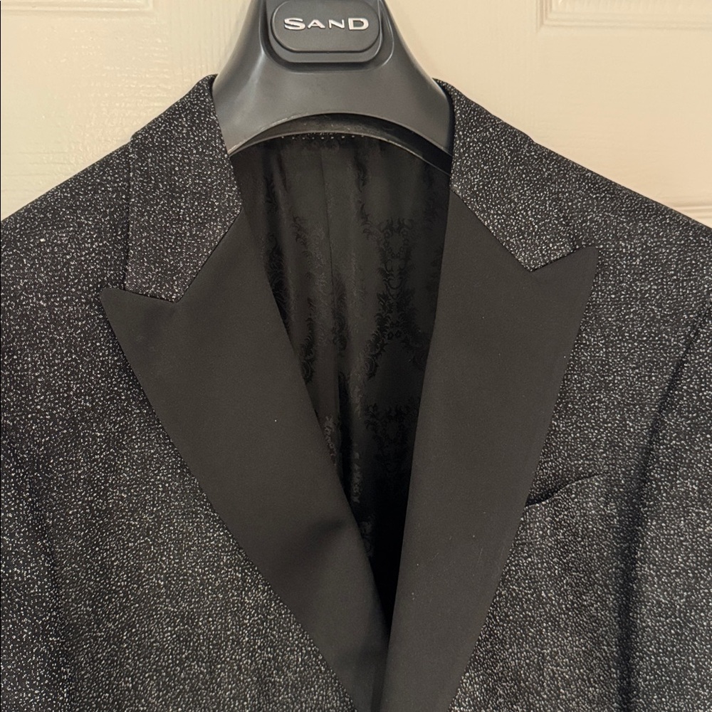 TWEED TUXEDO JACKET